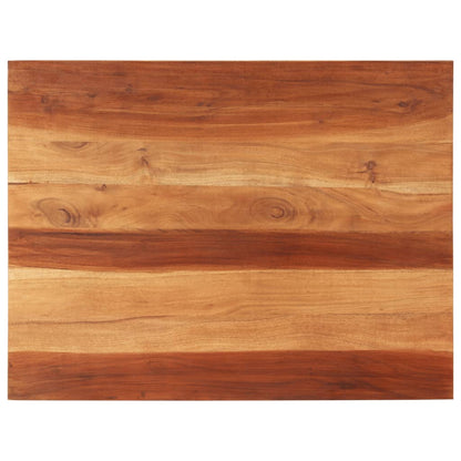 Piano Tavolo in Legno Massello di Acacia 25-27 mm 70x90 cm