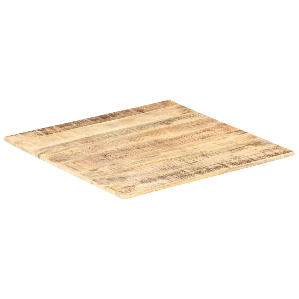 Piano Tavolo in Legno Massello di Mango 15-16 mm 80x80 cm