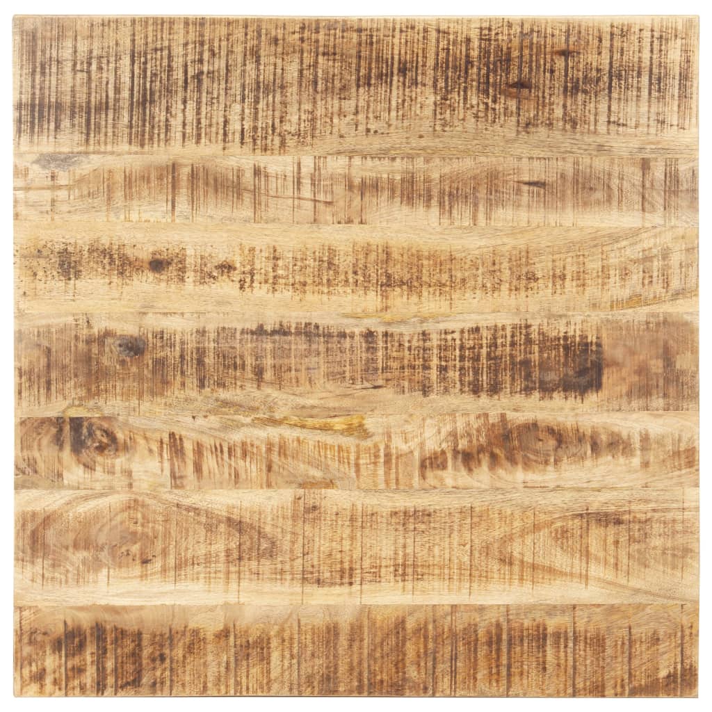 Piano Tavolo in Legno Massello di Mango 25-27 mm 60x60 cm