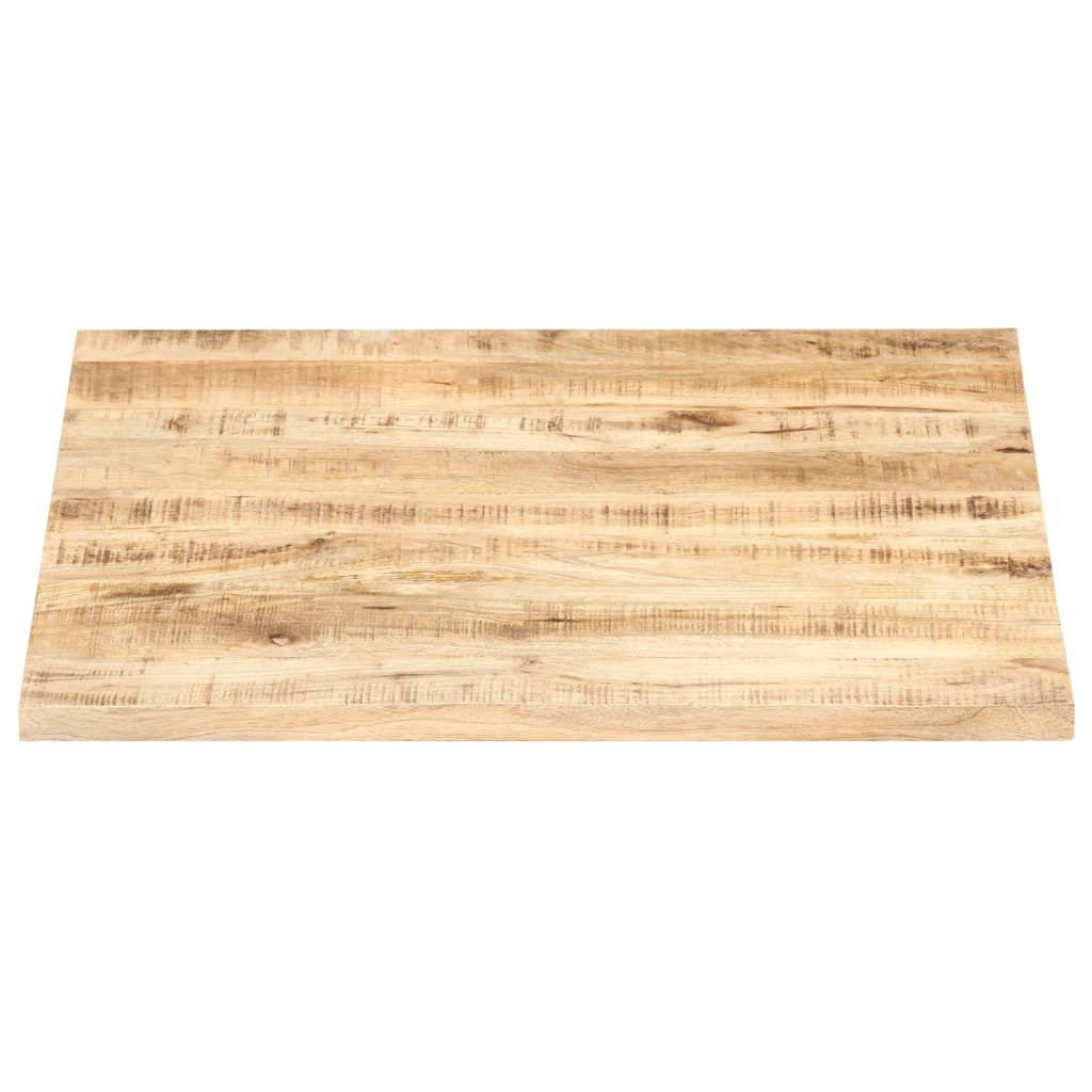 Piano Tavolo in Legno Massello di Mango 25-27 mm 60x60 cm