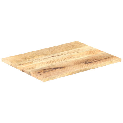Piano Tavolo in Legno Massello di Mango 25-27 mm 70x60 cm