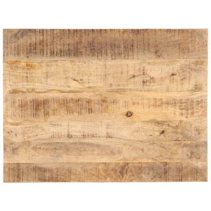 Piano Tavolo in Legno Massello di Mango 25-27 mm 90x60 cm