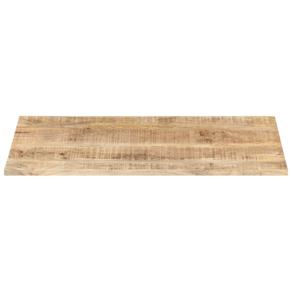 Piano Tavolo in Legno Massello di Mango 25-27 mm 100x60 cm