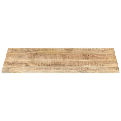 Piano Tavolo in Legno Massello di Mango 25-27 mm 100x60 cm