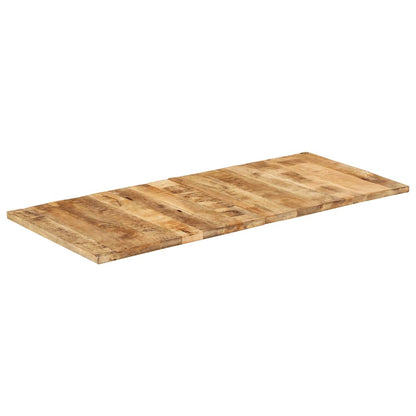 Piano Tavolo in Legno Massello di Mango 25-27 mm 140x60 cm