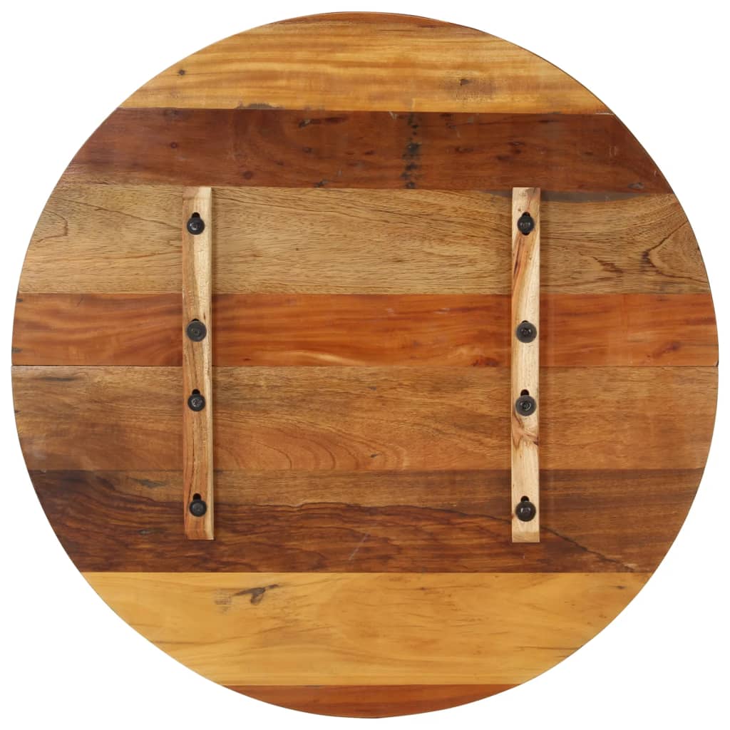 Piano Tavolo Rotondo 80 cm 15-16 mm in Legno di Recupero