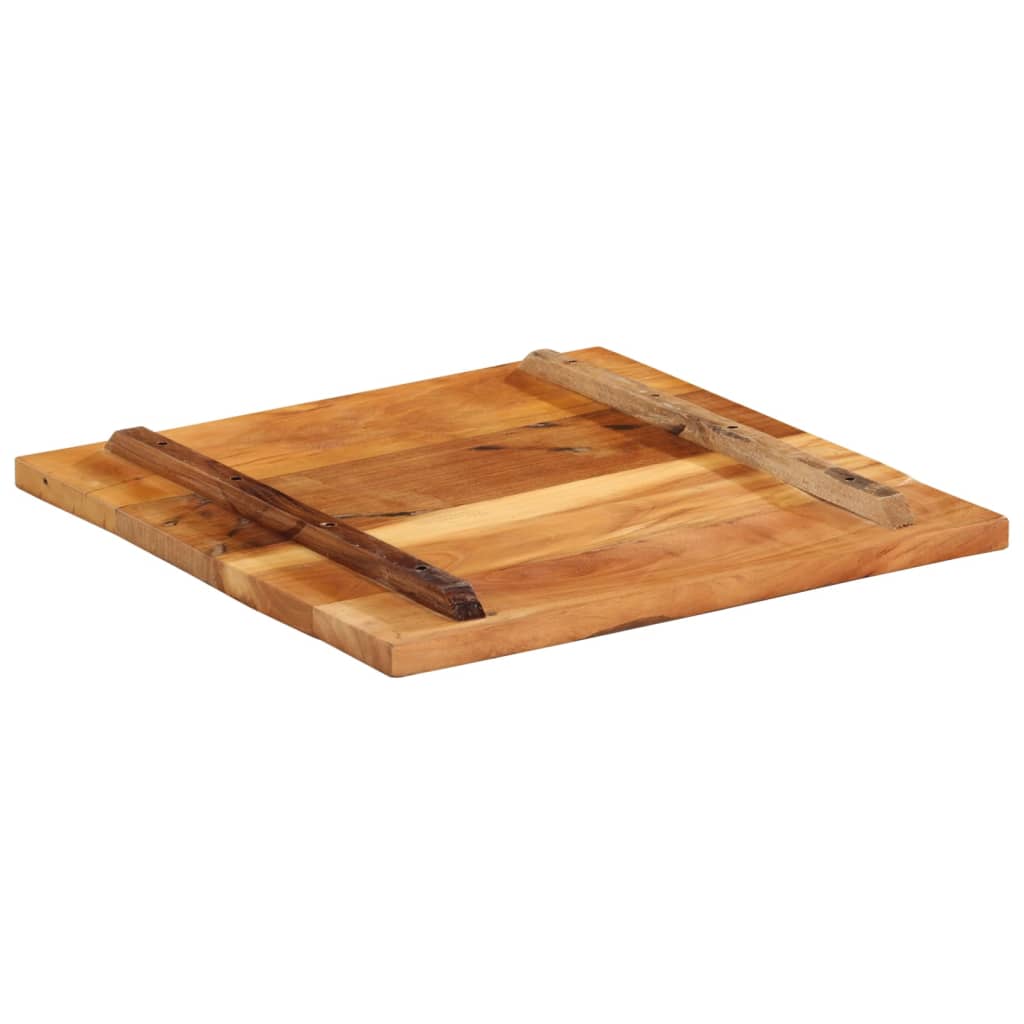 Piano Tavolo Quadrato 60x60 cm 25-27 mm in Legno di Recupero