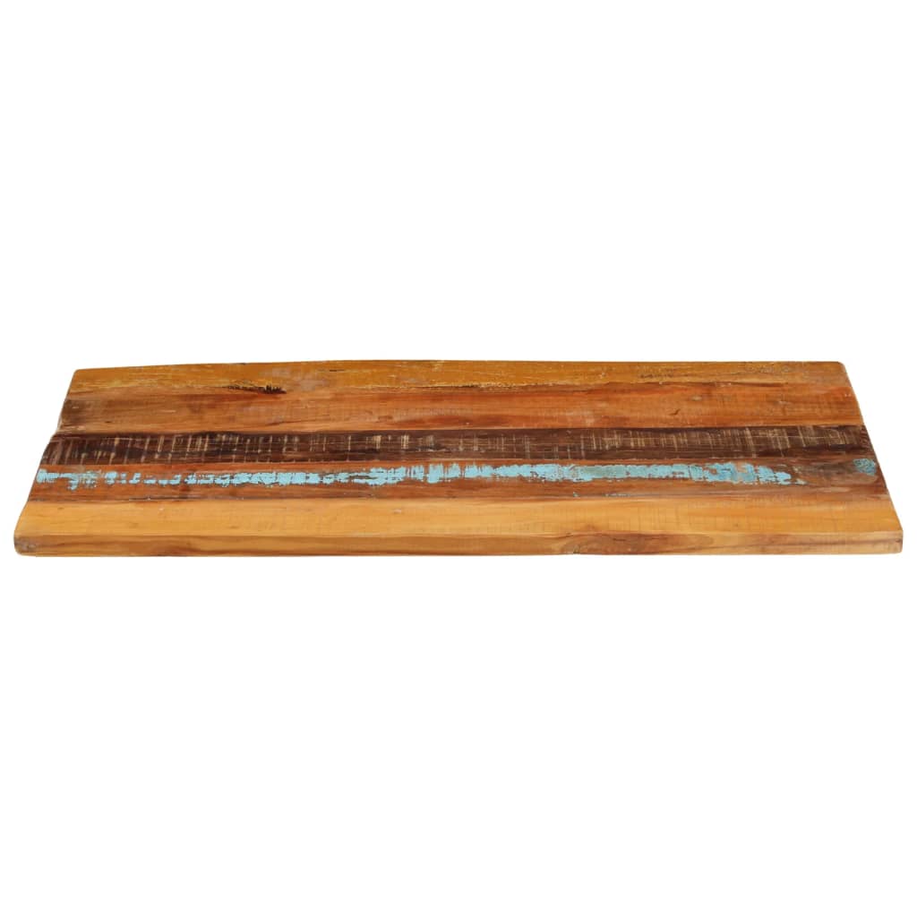 Piano Tavolo Rettangolare 60x100 cm 25-27 mm Legno di Recupero