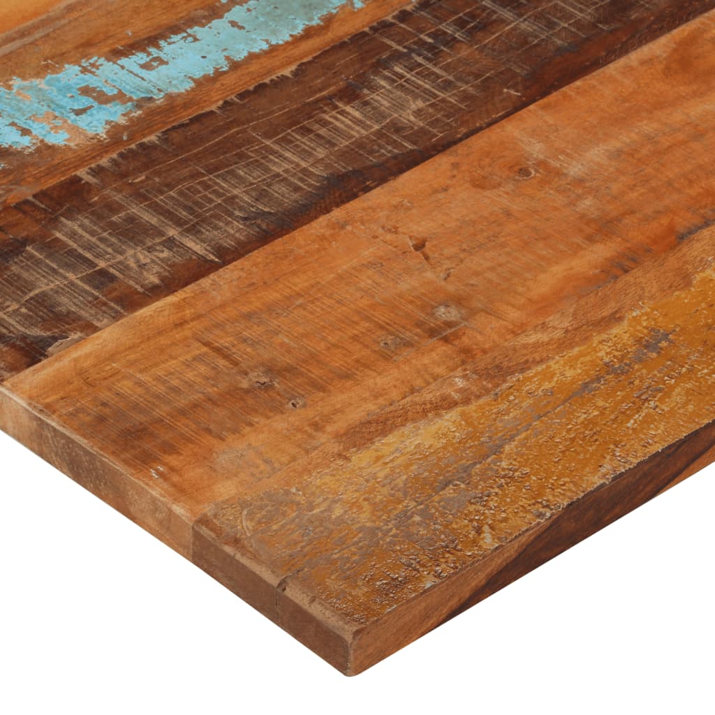 Piano Tavolo Rettangolare 60x100 cm 25-27 mm Legno di Recupero
