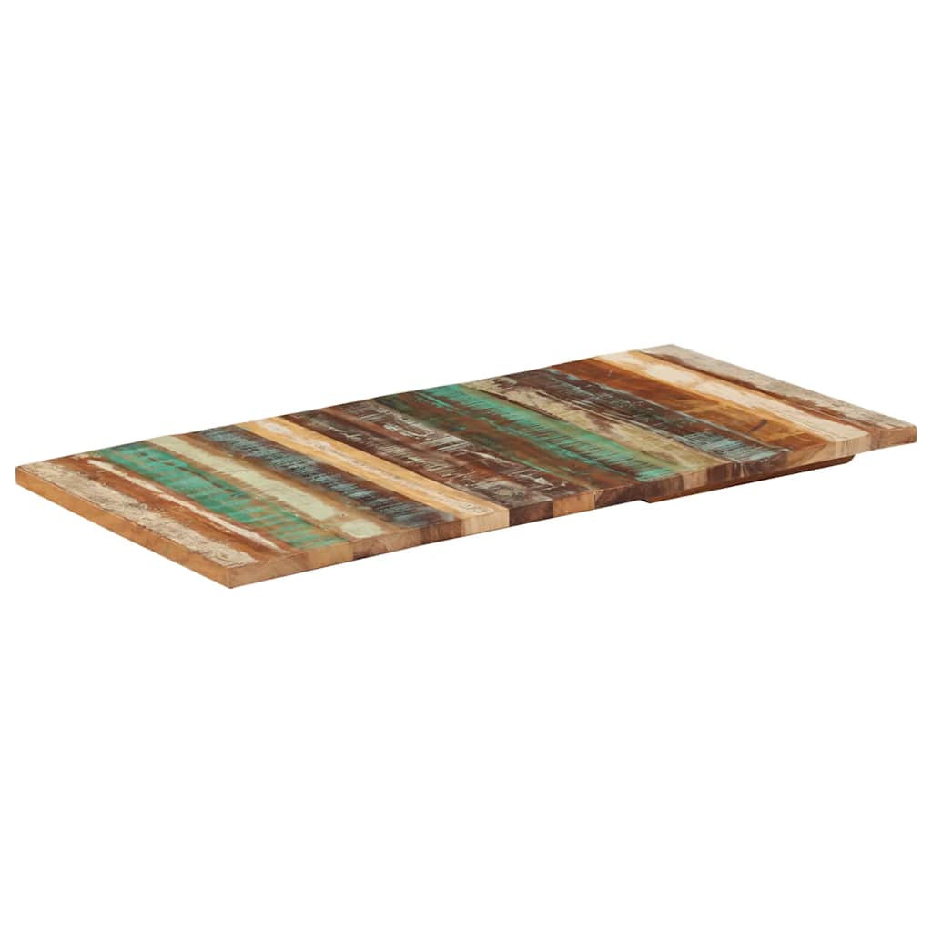 Piano Tavolo Rettangolare 60x120 cm 25-27 mm Legno di Recupero