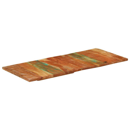 Piano Tavolo Rettangolare 60x140 cm 25-27 mm Legno di Recupero