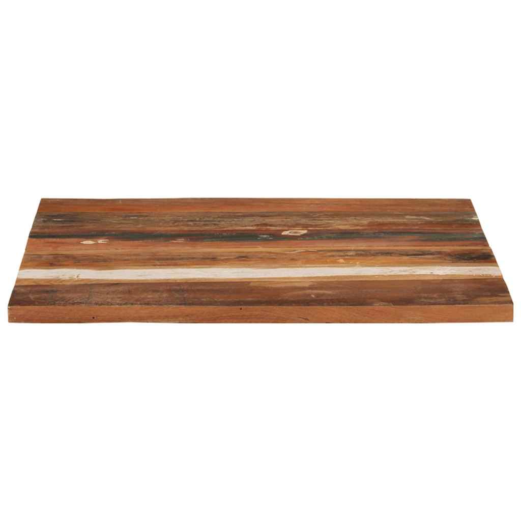 Piano Tavolo Quadrato 70x70 cm 25-27 mm in Legno di Recupero