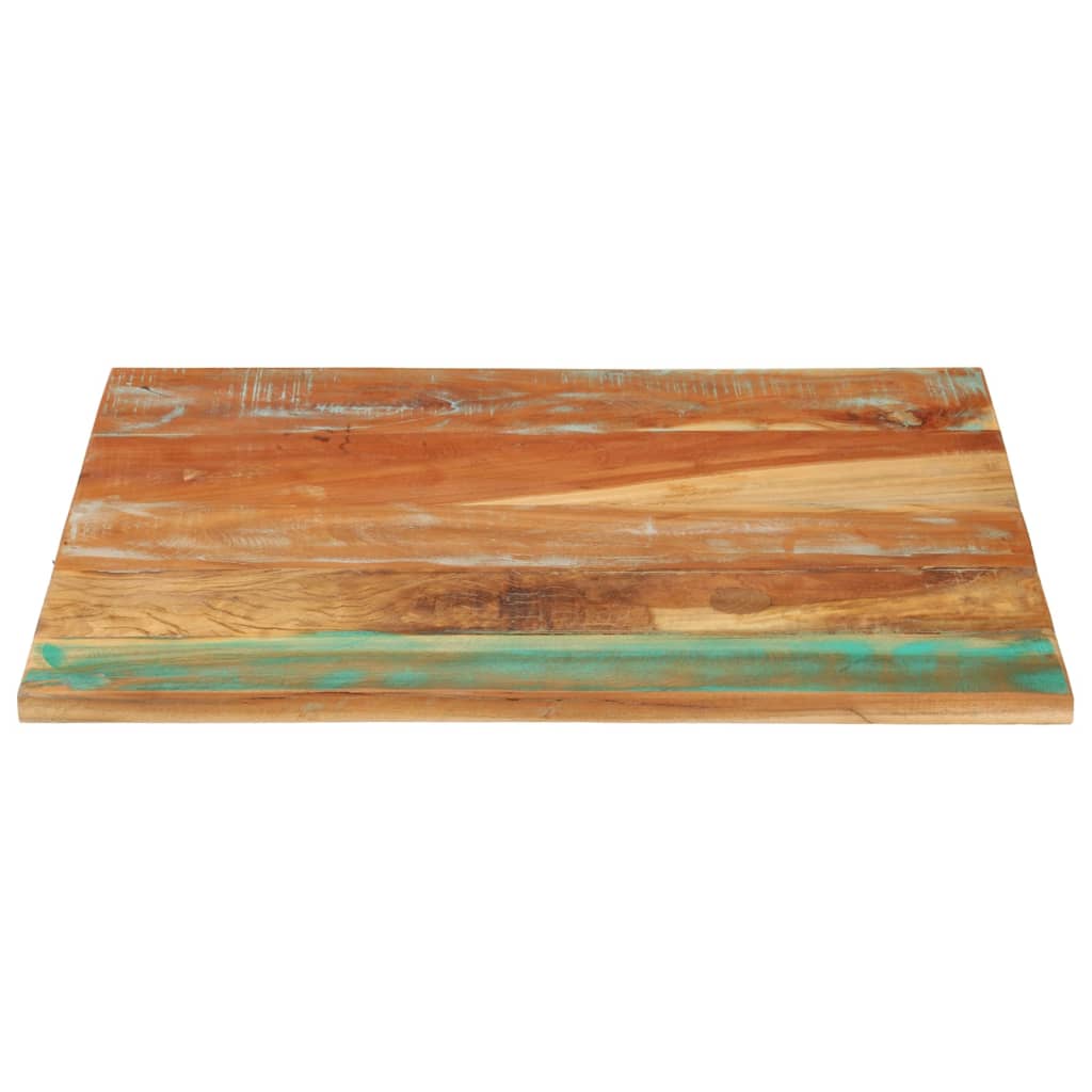 Piano Tavolo Rettangolare 70x80 cm 25-27 mm Legno di Recupero