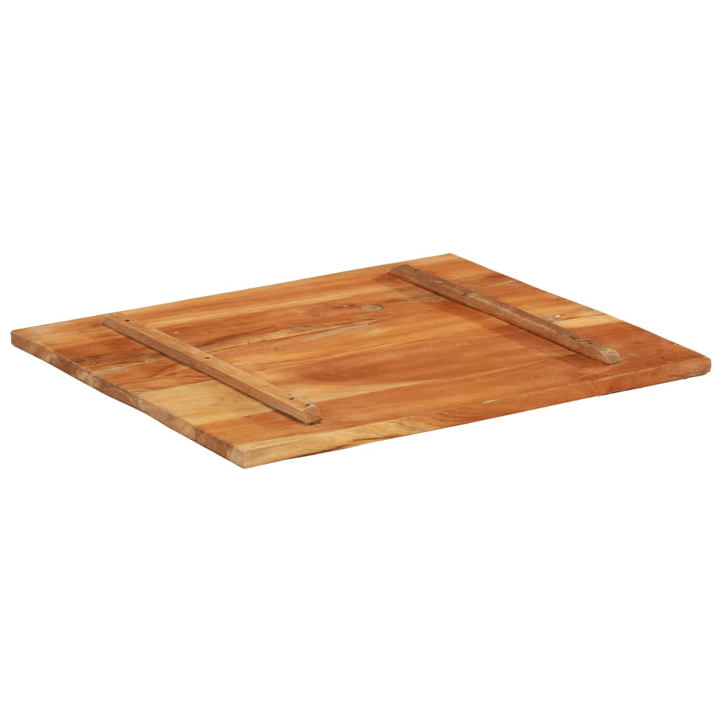 Piano Tavolo Rettangolare 70x80 cm 25-27 mm Legno di Recupero