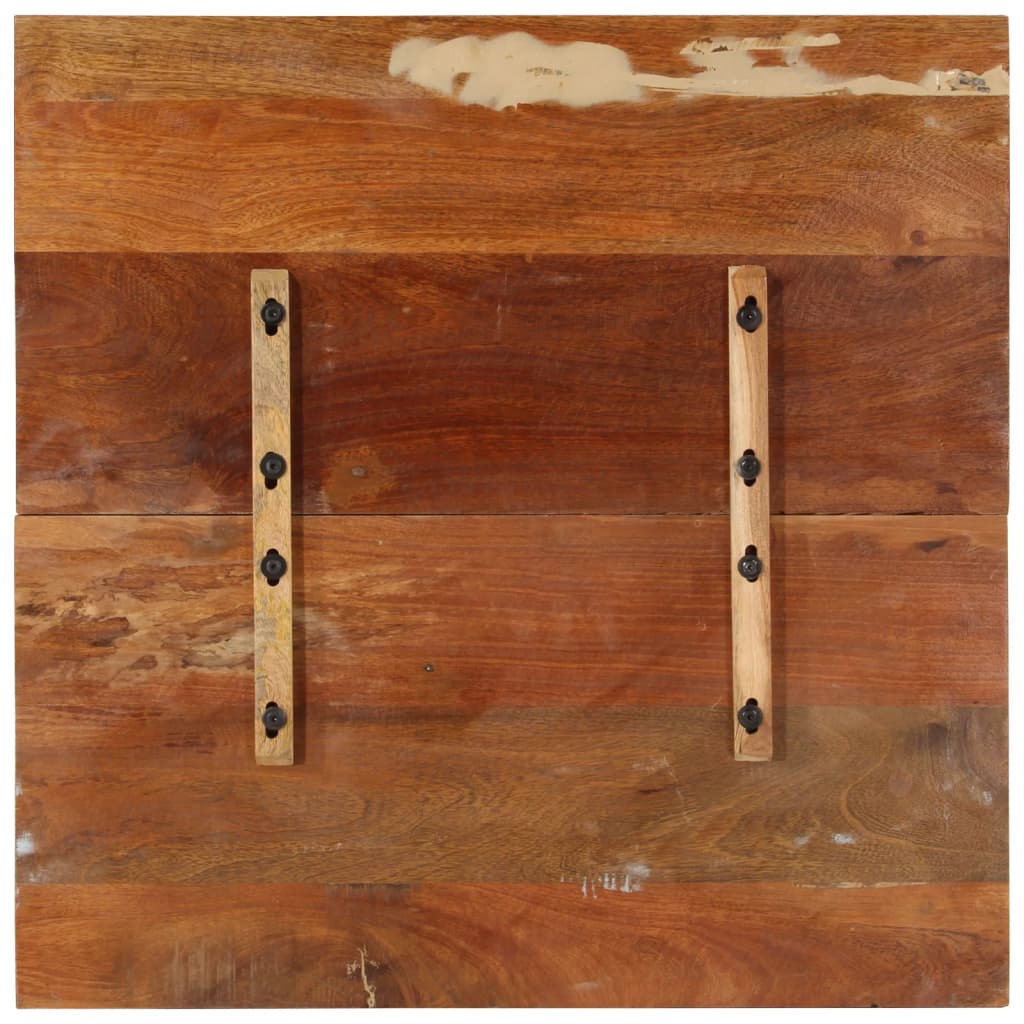 Piano Tavolo Quadrato 80x80 cm 25-27 mm in Legno di Recupero