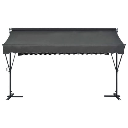Tenda Parasole con Piedistallo 400x300 cm Antracite
