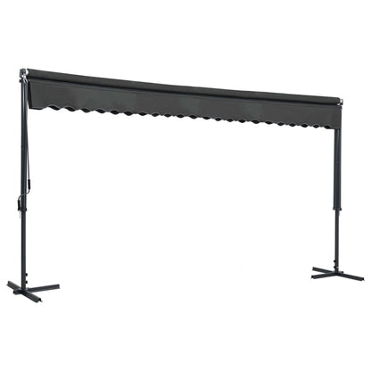Tenda Parasole con Piedistallo 500x300 cm Antracite