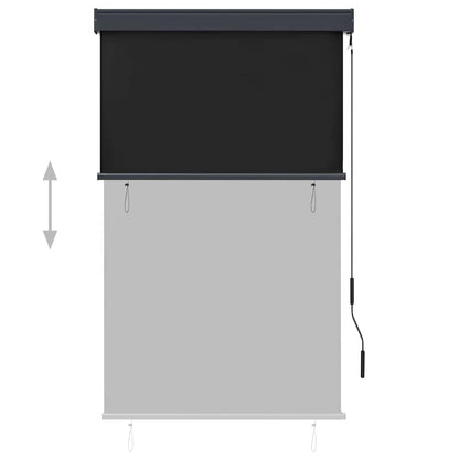 Tenda a Rullo per Esterni 100x250 cm Antracite
