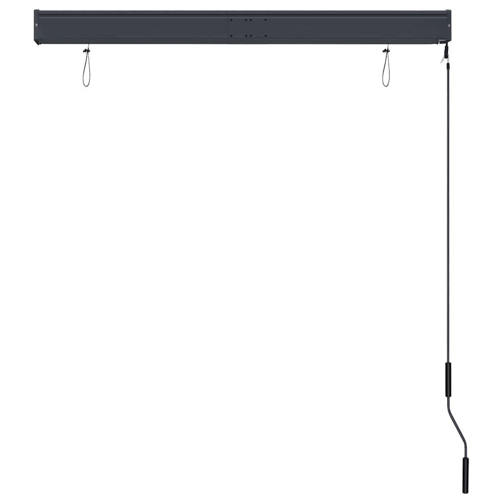 Tenda a Rullo per Esterni 120x250 cm Bianco e Arancione
