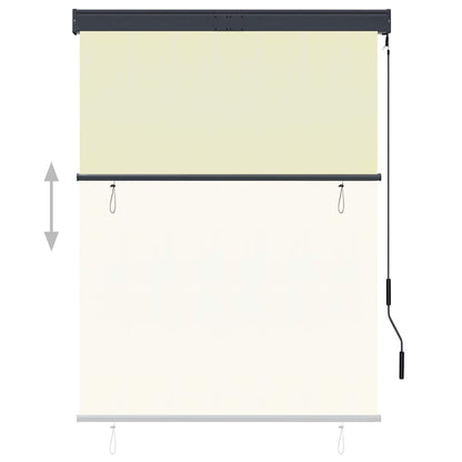 Tenda a Rullo per Esterni 120x250 cm Crema