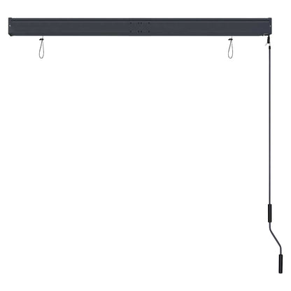 Tenda a Rullo per Esterni 140x250 cm Bianco e Arancione