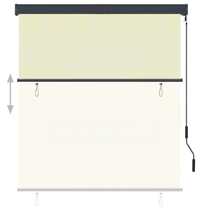 Tenda a Rullo per Esterni 140x250 cm Crema