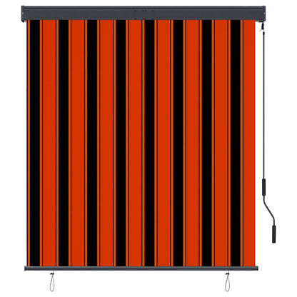 Tenda a Rullo per Esterni 140x250 cm Arancione e Marrone