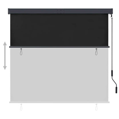Tenda a Rullo per Esterni 160x250 cm Antracite