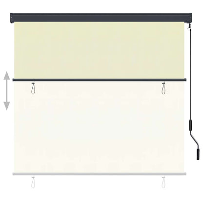 Tenda a Rullo per Esterni 170x250 cm Crema