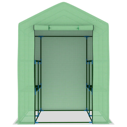 Serra con Ripiani in Acciaio 143x143x195 cm