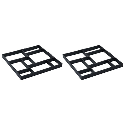 Stampi per Pavimenti 2 pz 50,4x50,4x4,3 cm Plastica