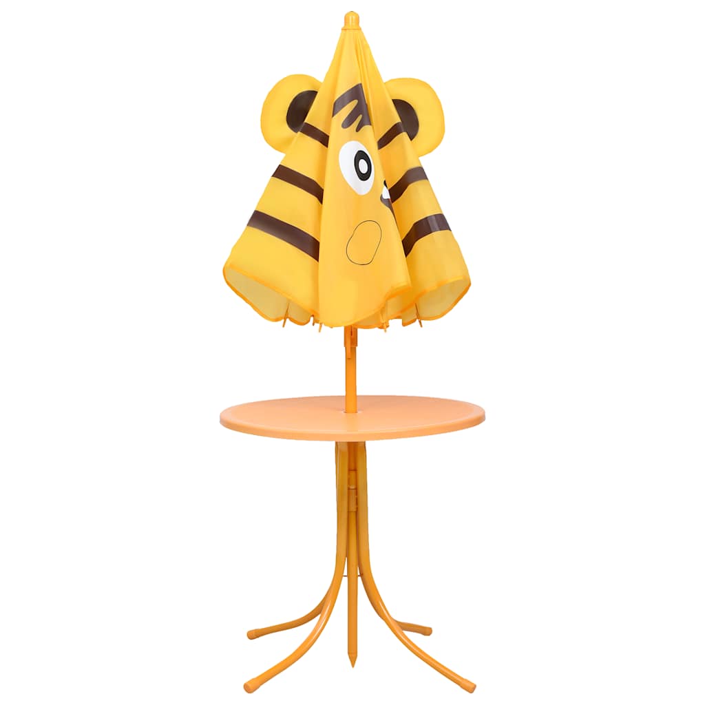 Set da Bistrot da Giardino per Bambini con Ombrellone Giallo