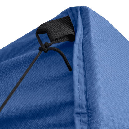 Gazebo Pieghevole Professionale 4 Pareti 2x2m Acciaio Blu