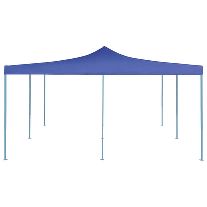 Gazebo Pieghevole 5x5 m Blu