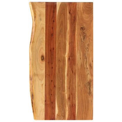 Piano per VanitÃƒÂ  Bagno in Massello di Acacia 100x52x3,8 cm