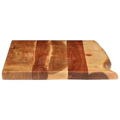 Piano per VanitÃƒÂ  Bagno in Massello di Acacia 100x52x3,8 cm