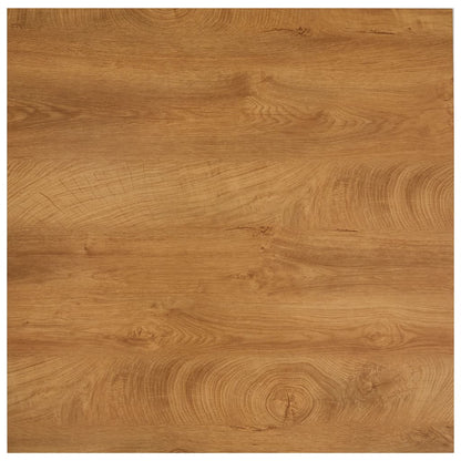 Tavolo da Pranzo Rovere e Nero 80,5x80,5x73 cm in MDF