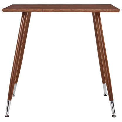 Tavolo da Pranzo Marrone 80,5x80,5x73 cm in MDF