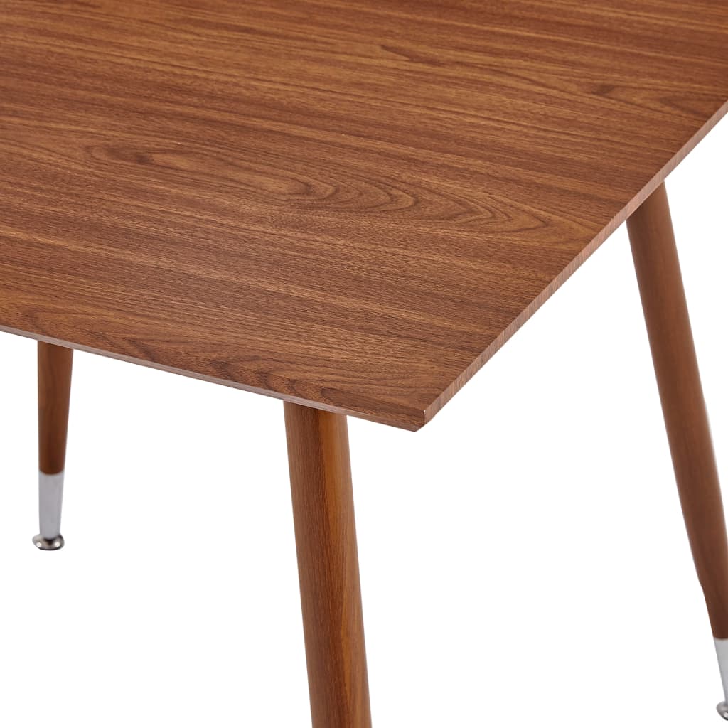 Tavolo da Pranzo Marrone 80,5x80,5x73 cm in MDF