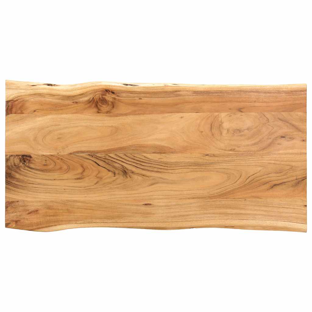 Tavolo da Pranzo 118x58x76 cm in Legno Massello di Acacia