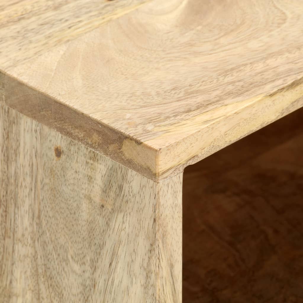 Tavolino da Salotto 90x50x40 cm in Legno Massello di Mango