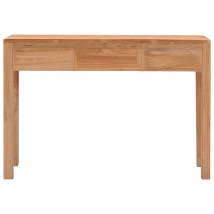Tavolo Consolle 110x35x75 cm in Legno Massello di Teak