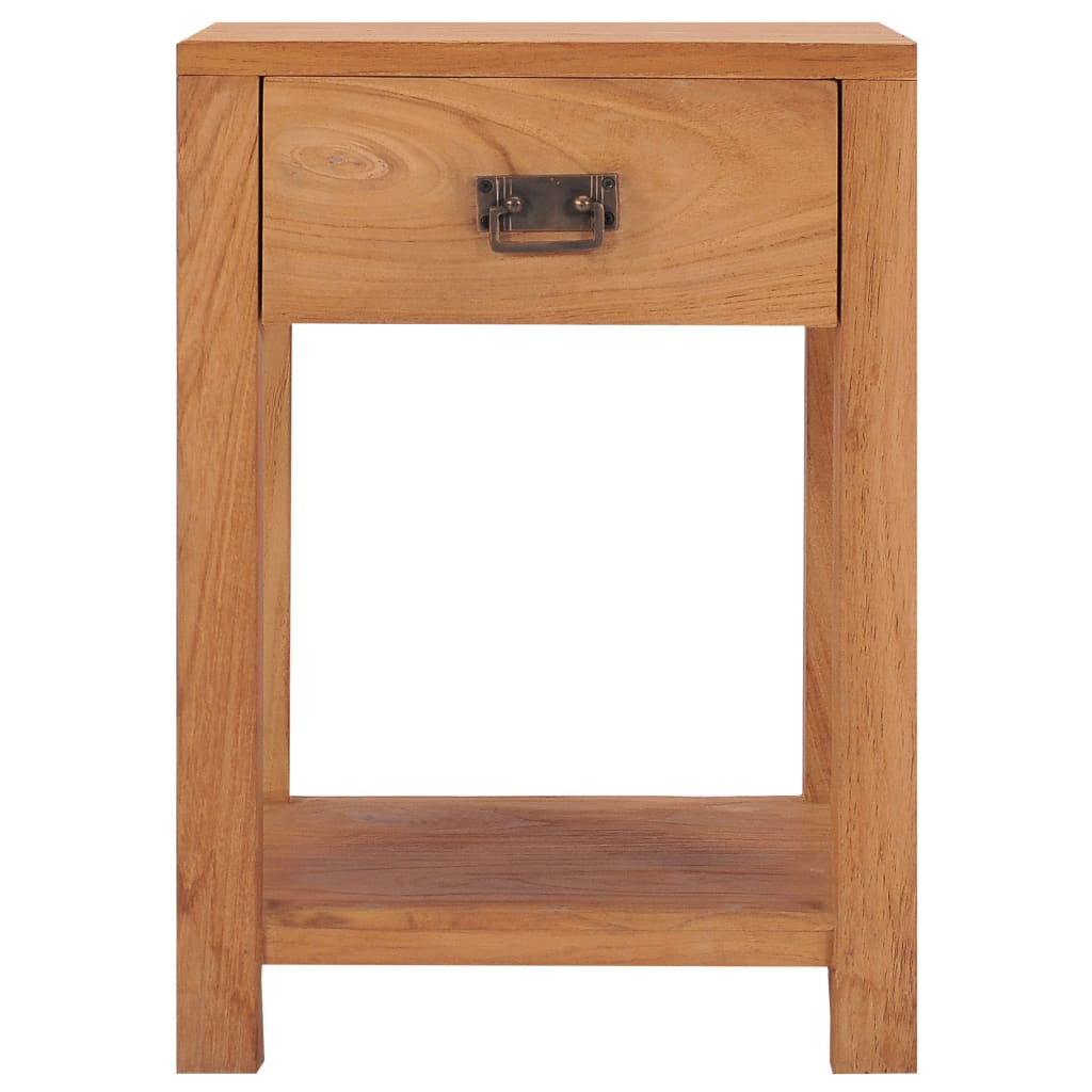 Comodino 35x35x50 cm in Legno Massello di Teak