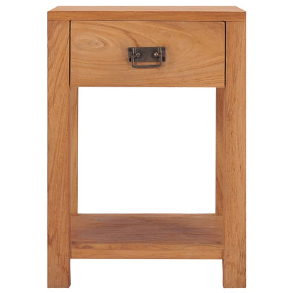 Comodino 35x35x50 cm in Legno Massello di Teak