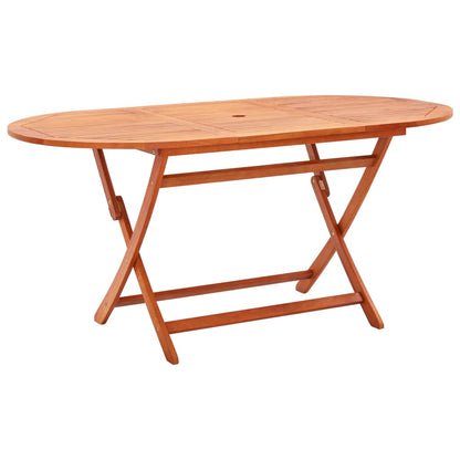 Set Pranzo da Giardino 9 pz Massello di Eucalipto e Textilene