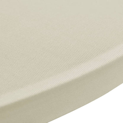 Coperture Verticali per Tavolo 4 pz Ã˜70 cm Crema Elastico