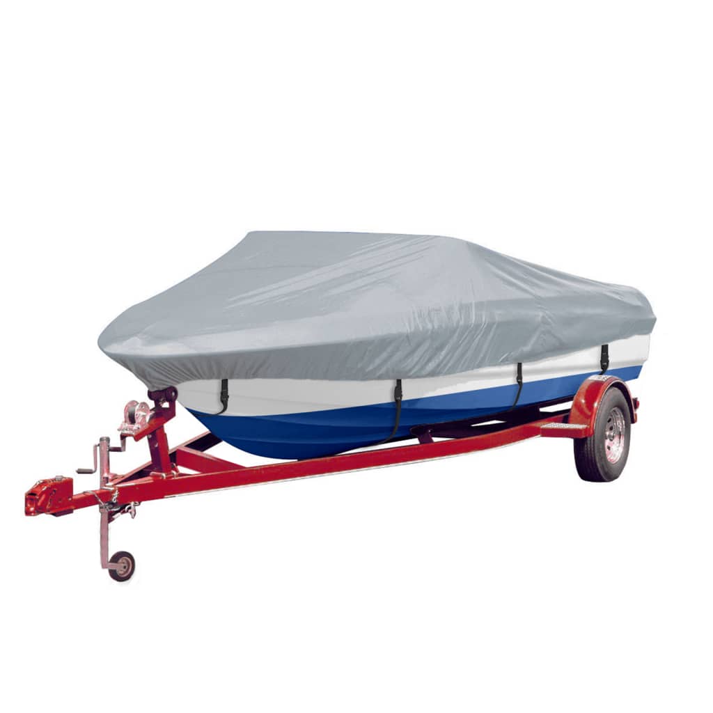 Telo per Barca 2 pz Grigio Lunghezza 427-488 cm Larghezza 229cm
