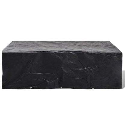 Coperture Arredi Giardino 2pz Polyrattan 8 Persone 300x140 cm