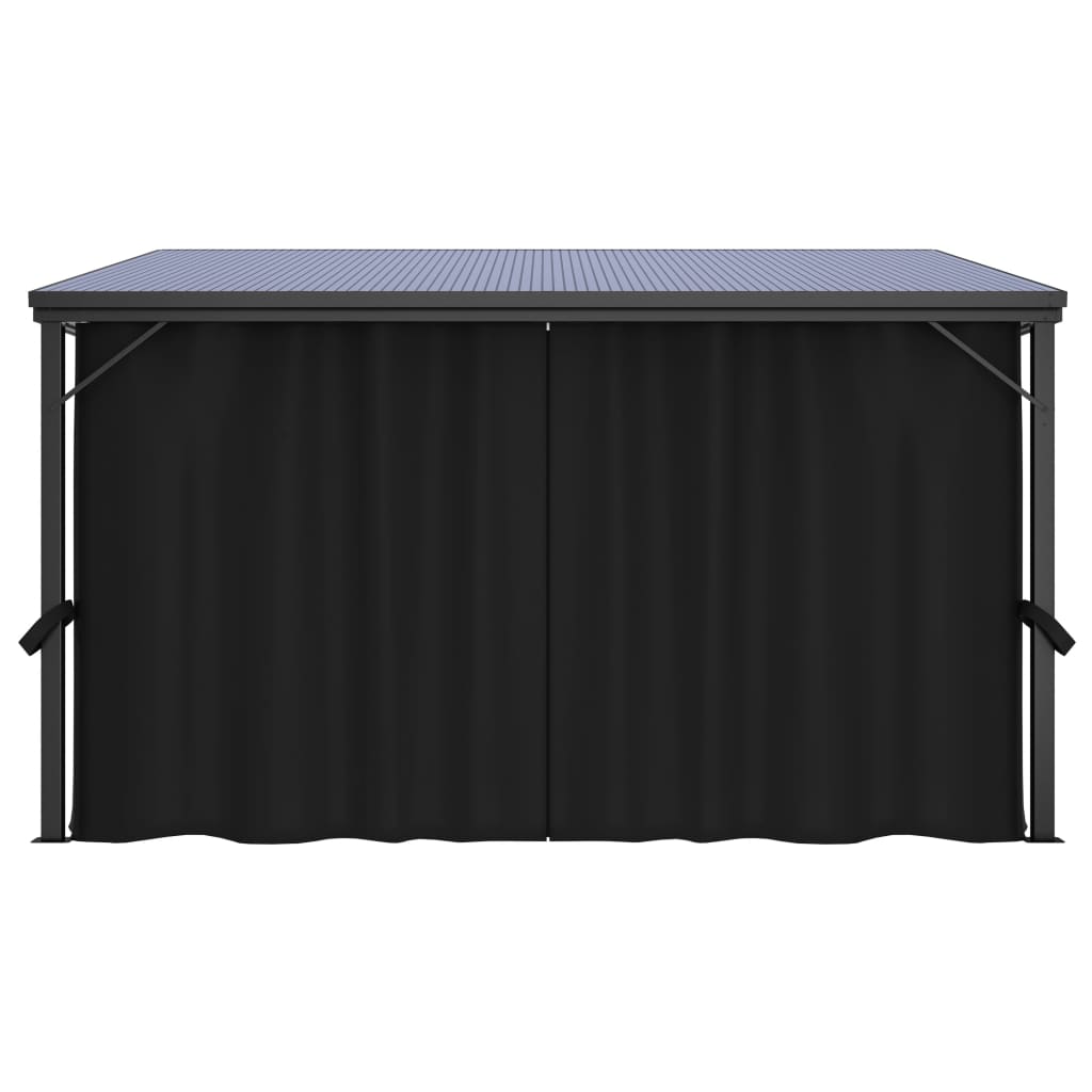 Gazebo con Tenda 405x294x244 cm Antracite