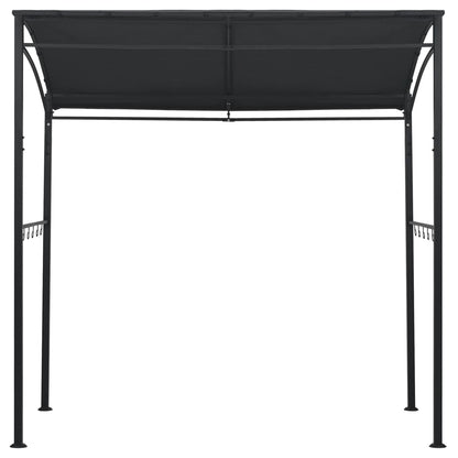 Gazebo per Barbecue 215x150x220 cm Antracite in Acciaio